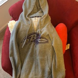 Victoria secret pink medium Ravens sweatshirt